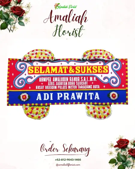 Papan Bunga Ucapan Selamat Ancol